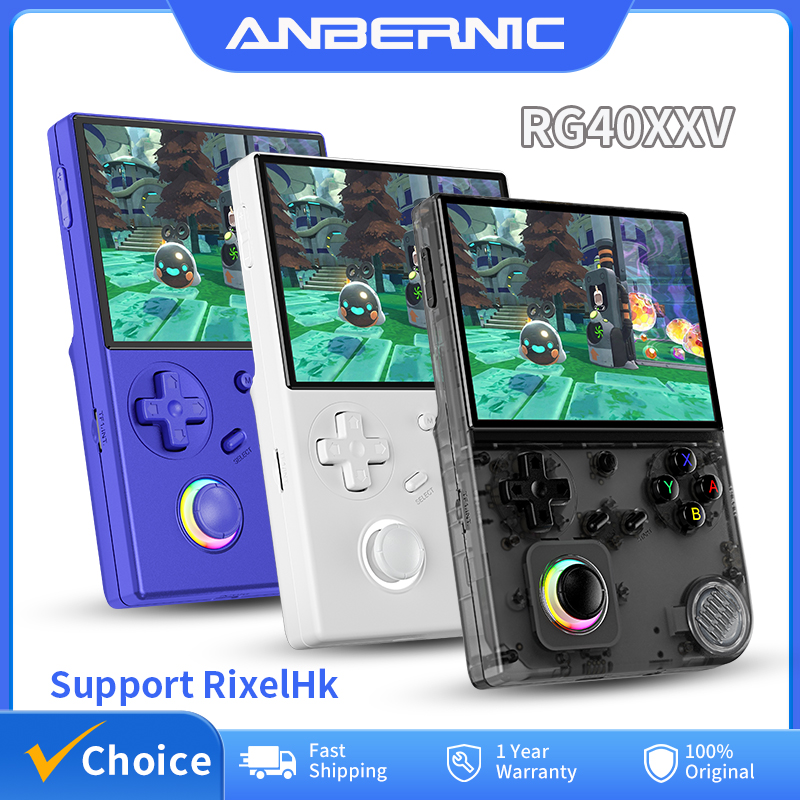 Retro Gaming On - ANBERNIC RG40XXV Retro Handheld-Spielekonsole 4'' IPS-Bildschirm