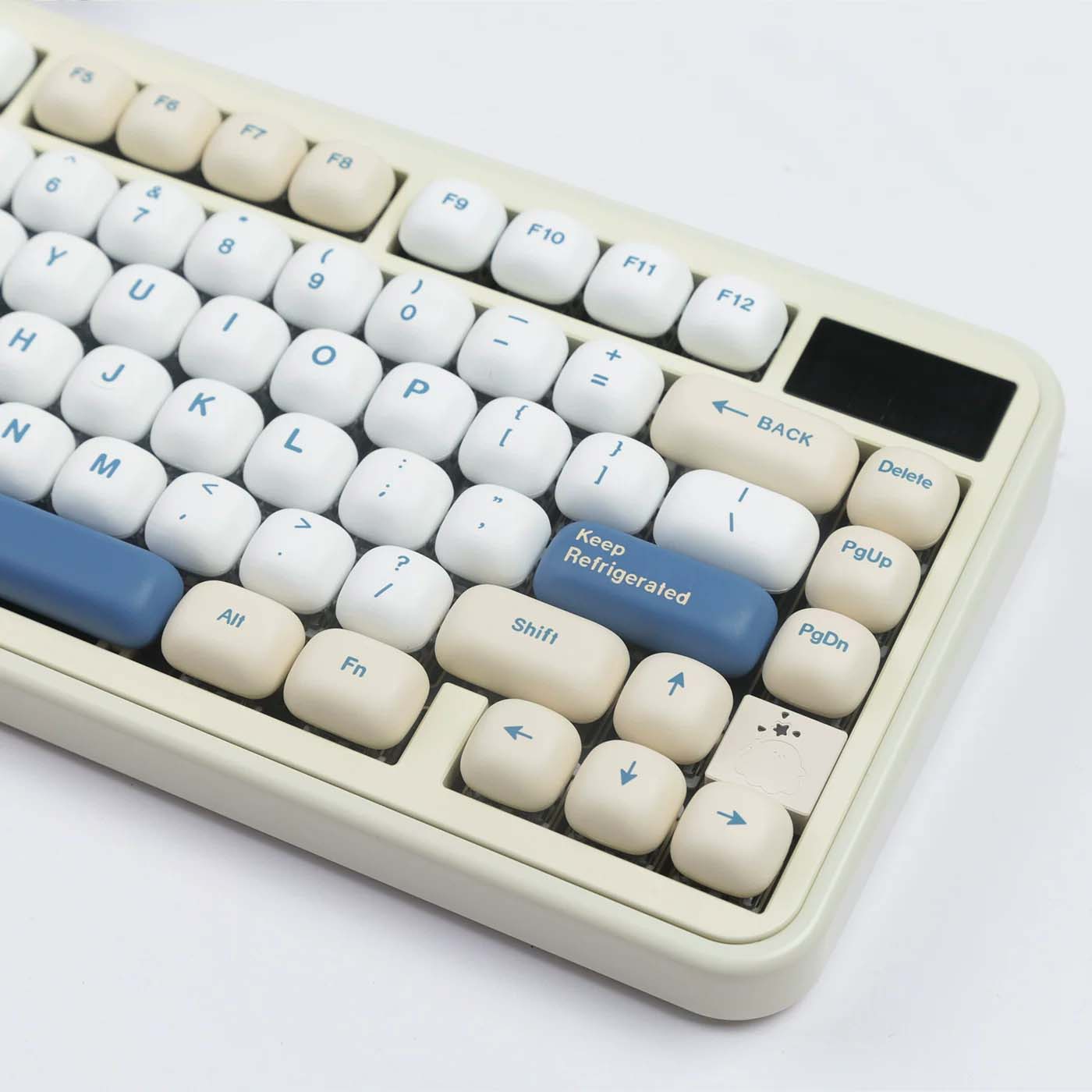 Retro Gaming Keycaps - 138-Tasten PBT Dye-Sublimated Tastenkappen-Set, MOG-Profil, Sojamilch-Thema,