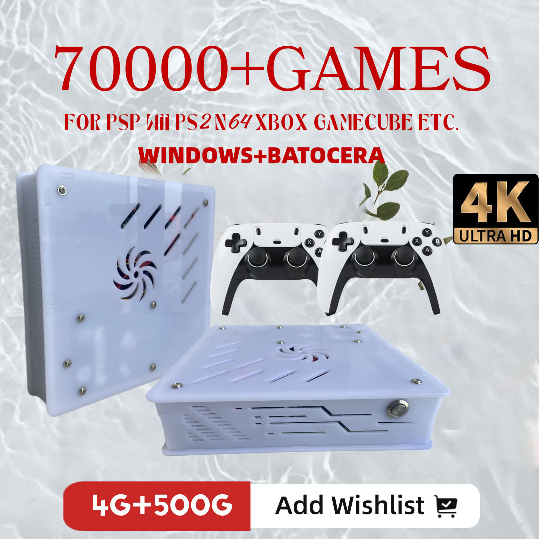 Retro Gaming Emulator - 2026 Neue X8 Retro-Spielkonsole 500GB |