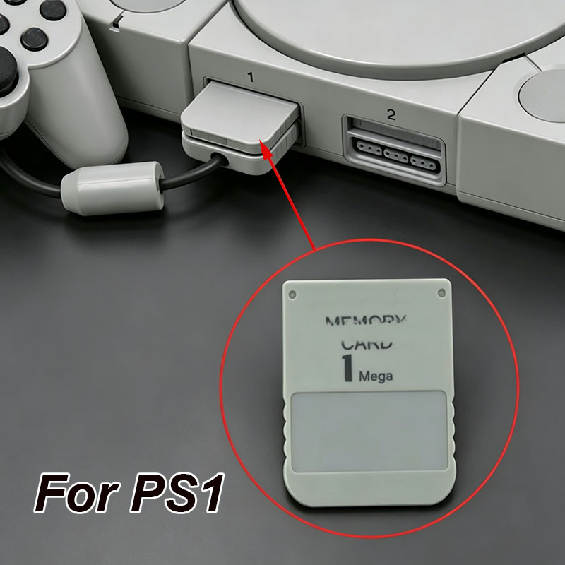 Memory Card Ps1 - Spiel-Speicherkarte 1MB Speicherkarte für PS1 Hochgeschwindigkeits-Spiel