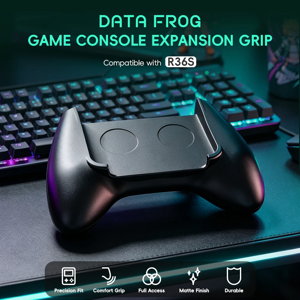 Retro Gaming On - Data Frog R36S Game Grip Ergonomischer