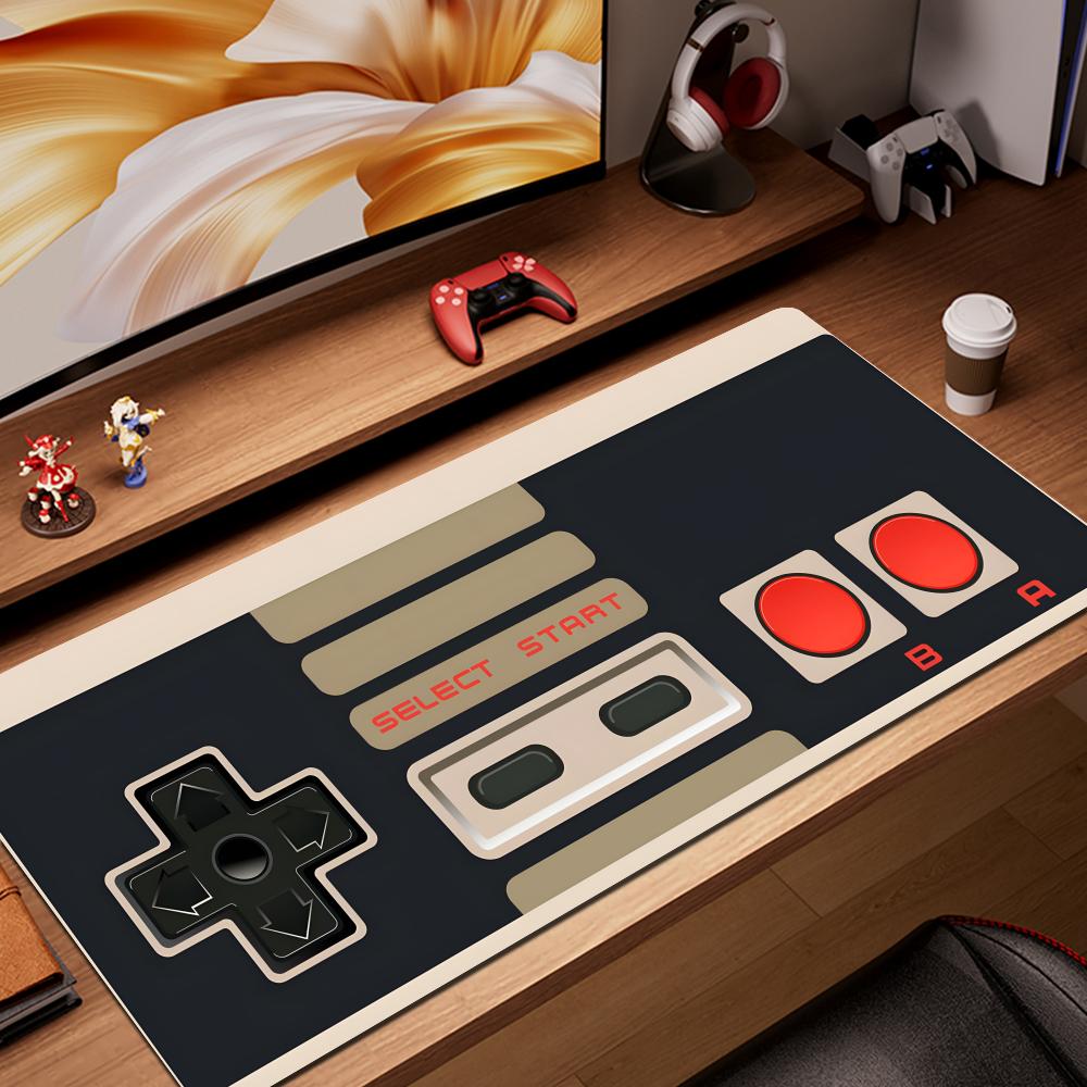 Retro Gaming Xl - Retro-Spielcontroller Mauspad Rutschfeste Gummi XL Schreibtischunterlage