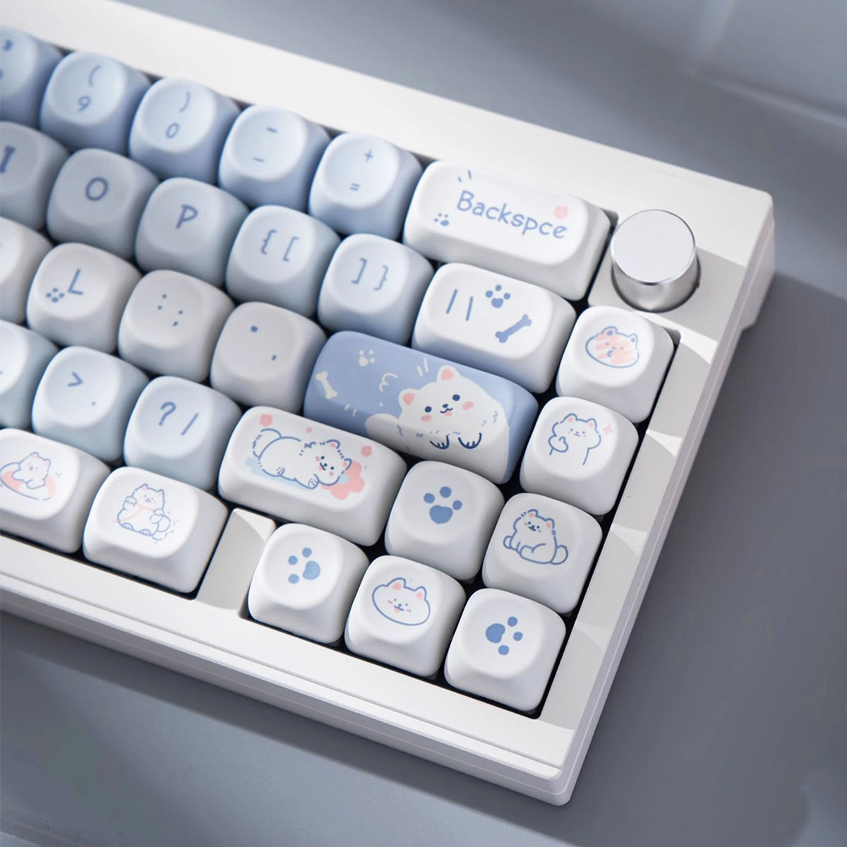 Retro Gaming Keycaps - 95 Tasten Cartoon Niedliche Welpen- und