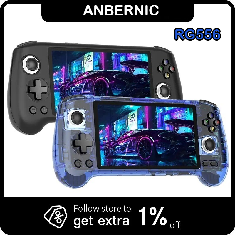 Retro Gaming On - ANBERNIC RG556 Handheld-Spielekonsole 5,48'' AMOLED 1080*1920