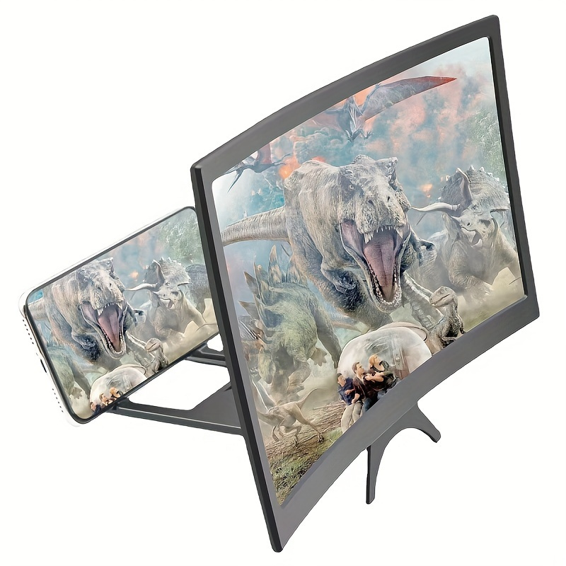Retro Gaming And Projector - Mobiler Bildschirmverstärker, Lazy Person Stand, 3D-High-Definition-Handy-Verstärkerbildschirm,