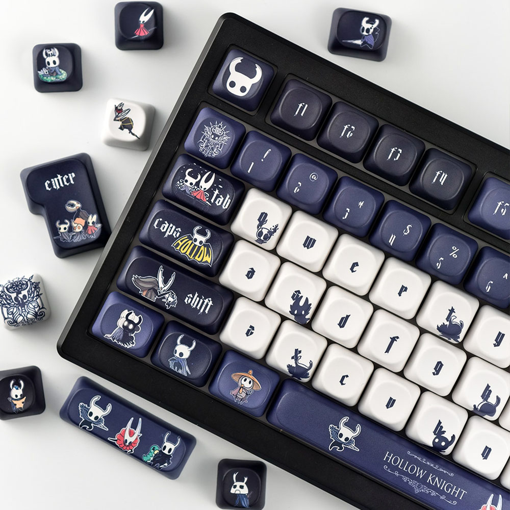 Retro Gaming Keycaps - Hollow Knight Game Tastenkappen, MOA-Profil, rund,