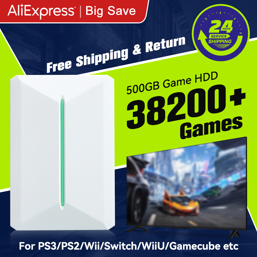 Retro Gaming On - Retrobat & Playnite Retro-Spielekonsole 500 GB