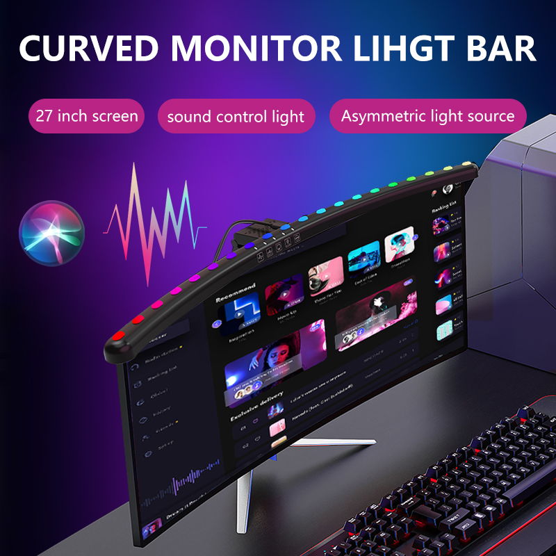 RGBIC Monitor-Lichtleiste, dim – Retro Gaming Projector Bewertung und Preis